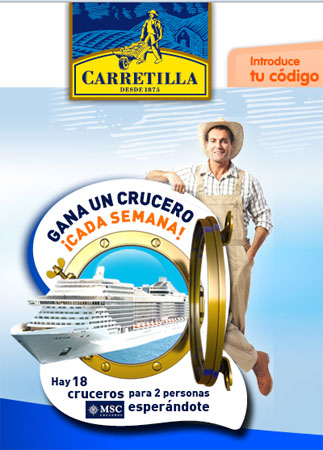 carretilla sorteo crucero mediterraneo msc