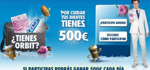 concurso orbit chicles 500 euros