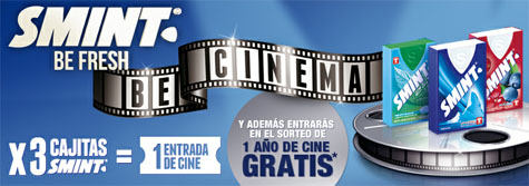 smint cine gratis por codigos