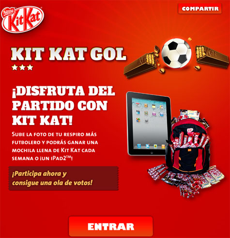 ipad 2 gratis kit kat mochilas