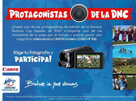 sorteo videocamara canon dnc