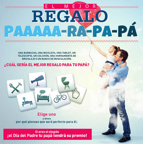 ▷ Sorteo de 1 Regalo a elegir para el Día del Padre (Tablet, Bici, Colchón  y más)