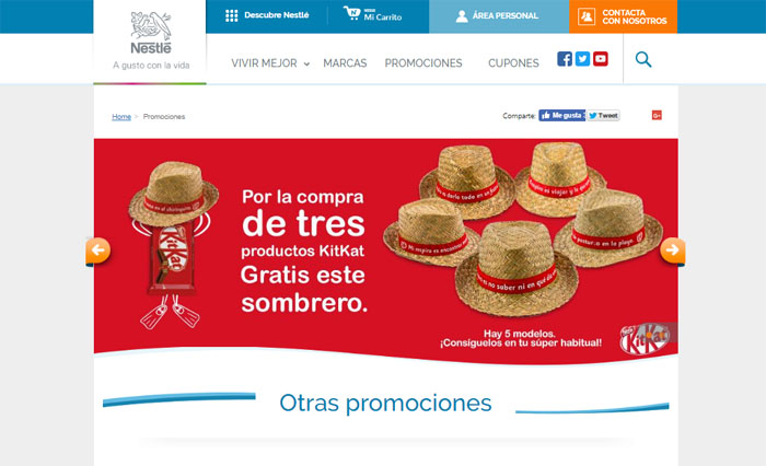 promociones de a gusto con la vida de nestlé