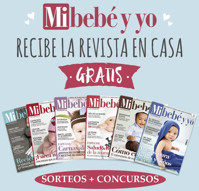 suscripción gratuita revista mi bebé y yo con sorteos y concursos