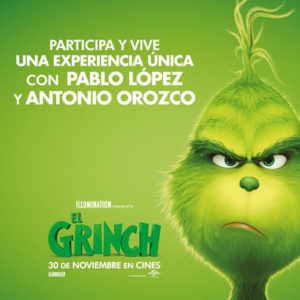 concurso el grinch experiencia con pablo lopez y antonio orozco