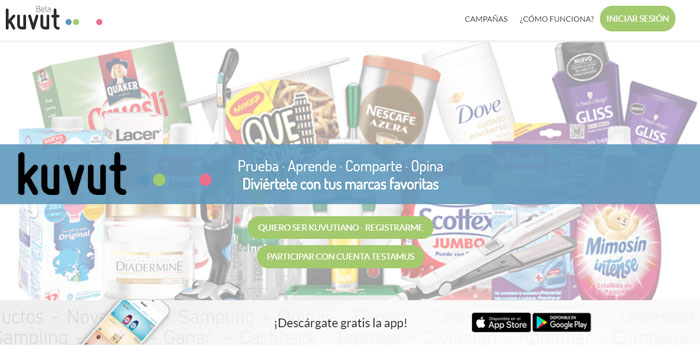 comunidad kuvut para probar productos gratis