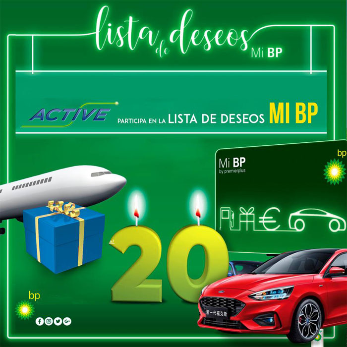 Promoción Lista de Deseo Mi BP con regalos, viajes y coche