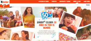 promocion del 50 aniversario de kinder pide tu deseo