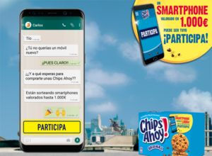 sorteo de chips ahoy para ganar smartphones valorados en 1000€
