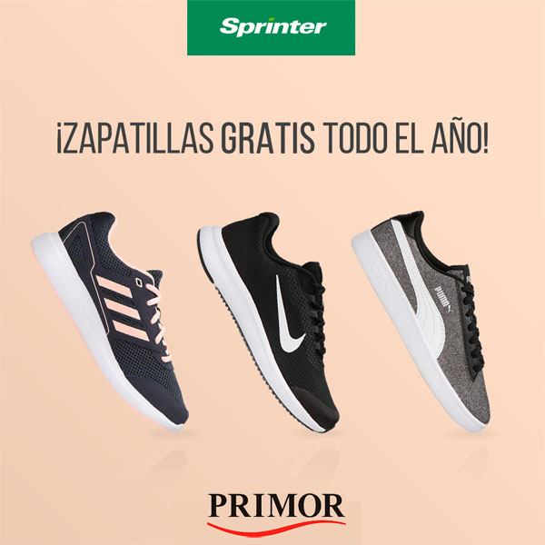 sorteo primor de 12 pares de zapatillas de sprinter