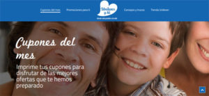 cupones de la página web de unilever y tu