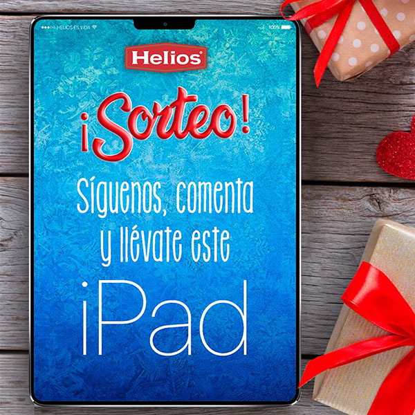 sorteo de un ipad de 32 GB gracias a helios es vida