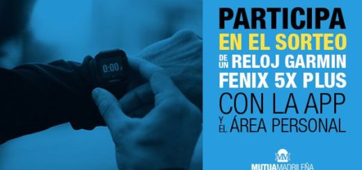 sorteo de la mutua madrileña para ganar un reloj garmin fenix 5x plus