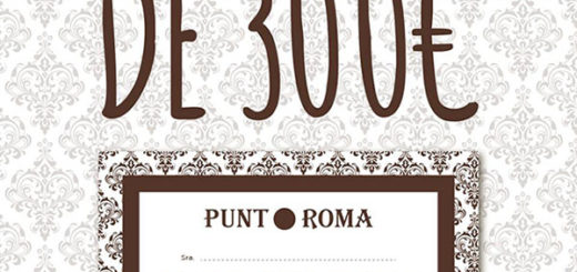 sorteo de cheque regalo de 300€ de punt roma