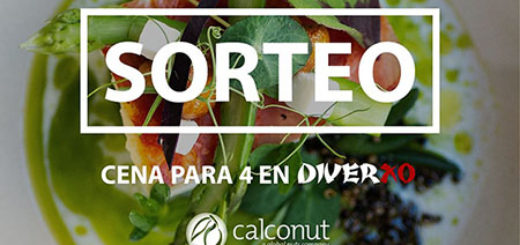 sorteo de calconut para ganar una cena para cuatro personas en el restaurante diverxo de Madrid