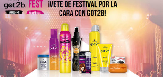 sorteo de got2b para irte de festival, de tarjetas de regalo de 150€ y productos