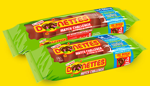 donettes de la promoción de donettes Match Challenge