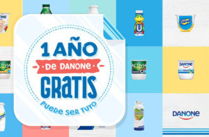 sorteo de danone para ganar un año de productos marca Danone