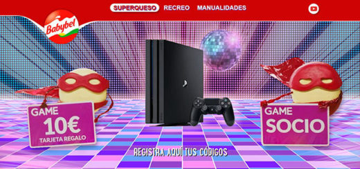 sorteo de babybel con 150 playstation 4 y tarjetas game