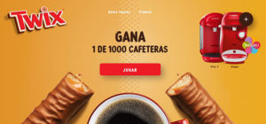 twix sortea 1000 cafeteras de tassimo