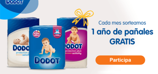 sorteo para ganar un año de pañales de dodot