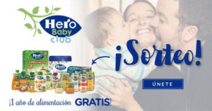 gana 1 año de alimentación para tu bebé con el sorteo de hero baby