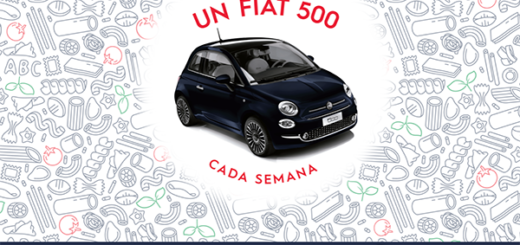 Sorteo de 5 coches fiat 500 con la promoción de Barilla