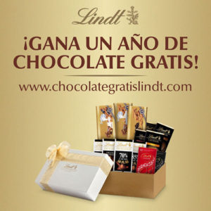 promoción de lindt para ganar un año de chocolate gratis
