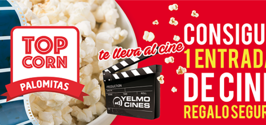 Regalo seguro con compra TOP CORN para conseguir entrada de cine gratis