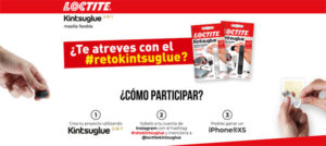 sorteo de iphone xs y 100 kits de loctite kintsuglue