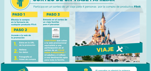 sorteo viaje disneyland parís para 4 personas valorado en 3000€ de filvit