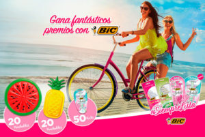 Promoción de BIC Siempre Lista para ganar colchonetas gigantes y packs de maquinillas