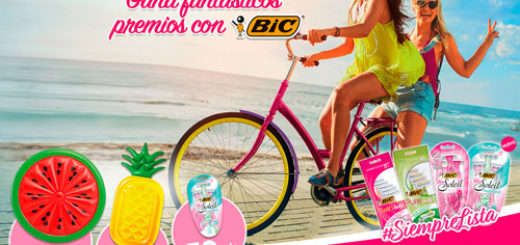 Promoción de BIC Siempre Lista para ganar colchonetas gigantes y packs de maquinillas