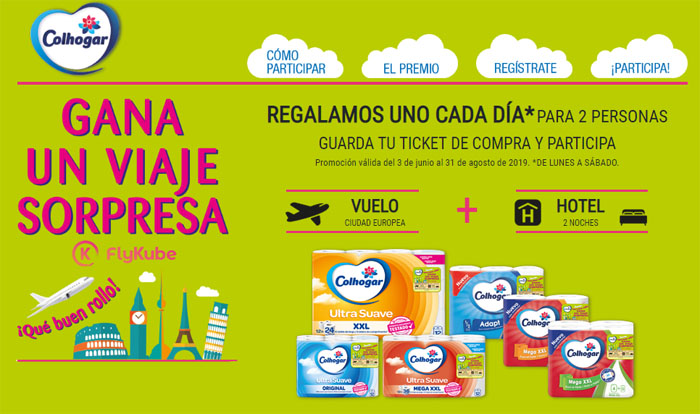 promocion colhogar viaje sorpresa