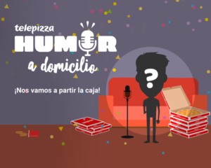 Promoción de telepizza de Humor a domicilio