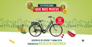 sorteo de 40 bicicletas eléctrica gracias a la promoción de ZESPRI