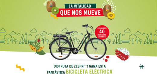 sorteo de 40 bicicletas eléctrica gracias a la promoción de ZESPRI