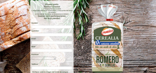 Prueba gratis el pan de panrico cerealia de romero y 7 semillas