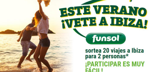 Promoción de funsol con el sorteo de un viaje para dos personas de Ibiza