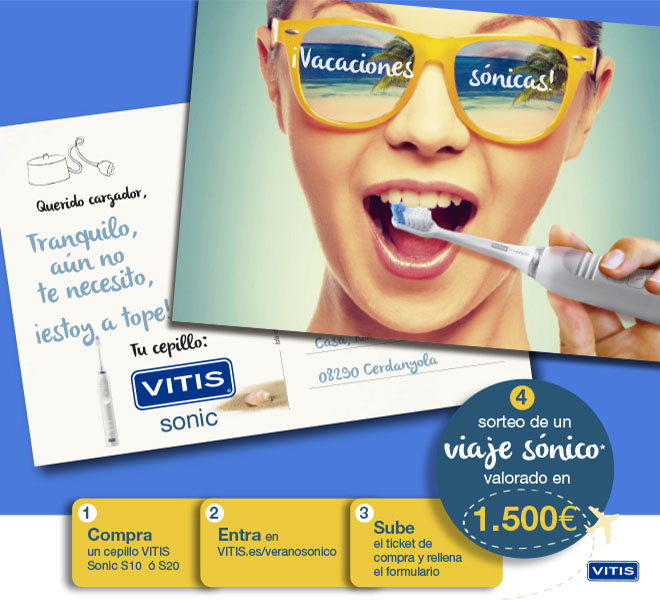 cepillos vitis veranosonico sorteo tarjeta viaje