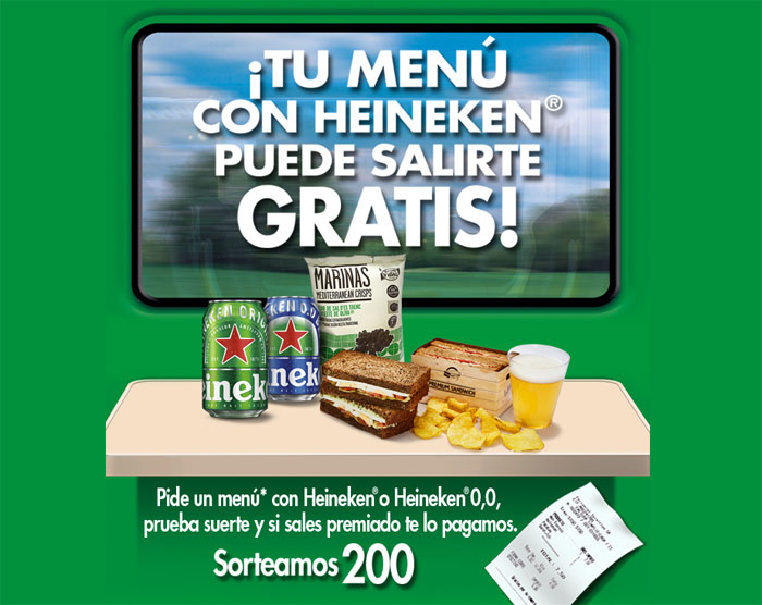 sorteo menu gratis heineken renfe ave