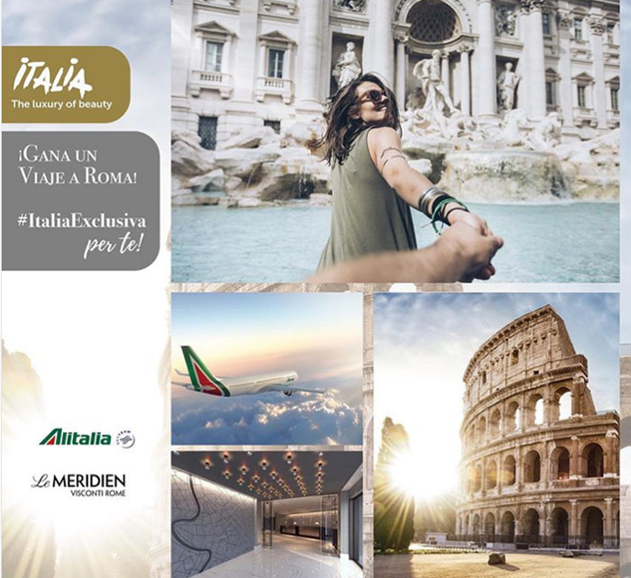 italiaexclusiva sorteo viaje roma oficina turismo italia