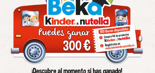 sorteo beka kinder nutella 300 euros