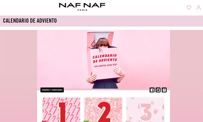 calendario adviento naf naf