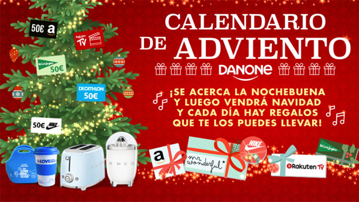 regalos danone calendario adviento