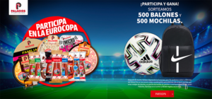 Sorteo 500 balones y mochilas Eurocopa Palacios