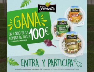 Sorteo de carros de compra valorados en 100€ Florette