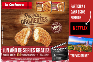 Sorteo tele 8k y un año de series gratis La Cocinera