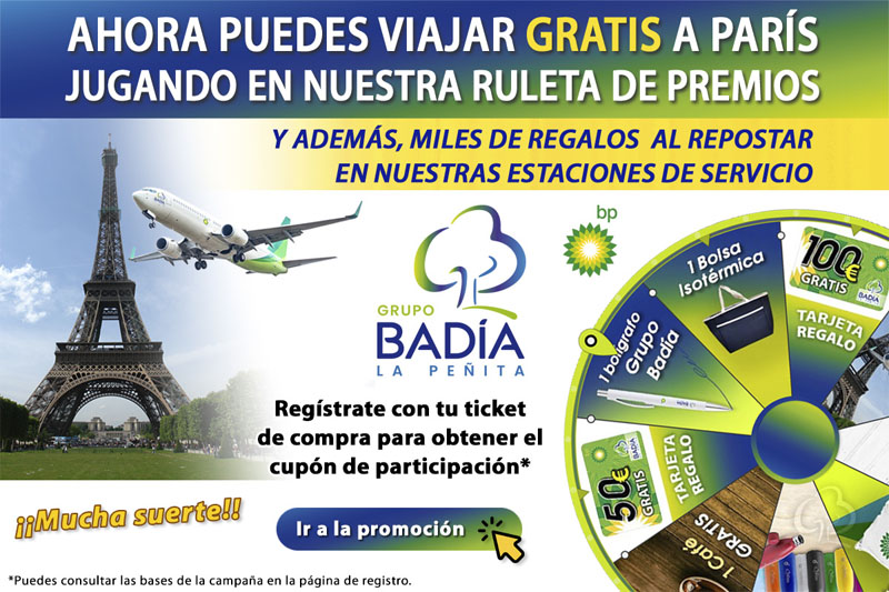 ruleta premios grupo badia sorteo