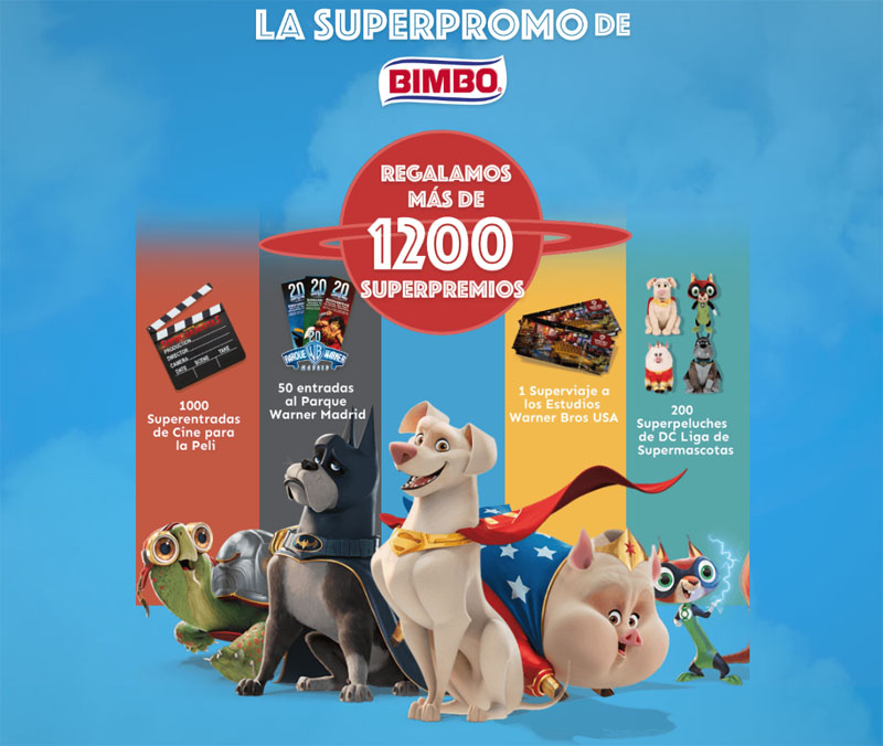 sorteo premios superpromo bimbo supermascotas